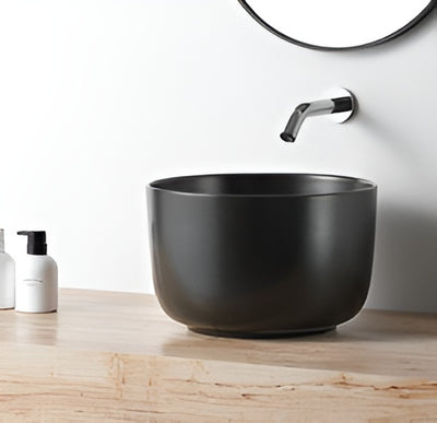 LAVABO CERAMICA NERO