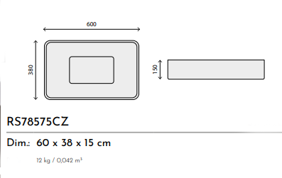 LAVABO CERAMICA RS78575CZ