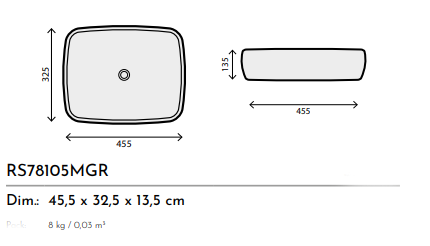 LAVABO CERAMICA RS78575CZ