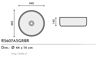 LAVABO CERAMICA RS78575CZ
