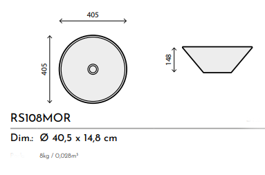 LAVABO CERAMICA RS78575CZ