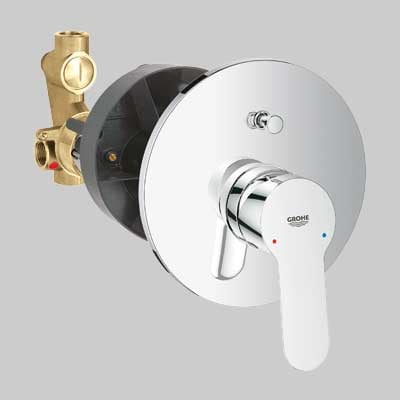MONOCOMANDO DOCCIA INCASSO CON DEVIATORE BAUEDGE