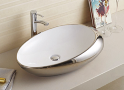 LAVABO CERAMICA ARGENTO