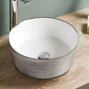LAVABO CERAMICA ARGENTO