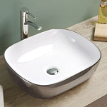 LAVABO CERAMICA ARGENTO