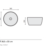 LAVABO CERAMICA BIANCO