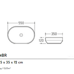 LAVABO CERAMICA RS6594BR