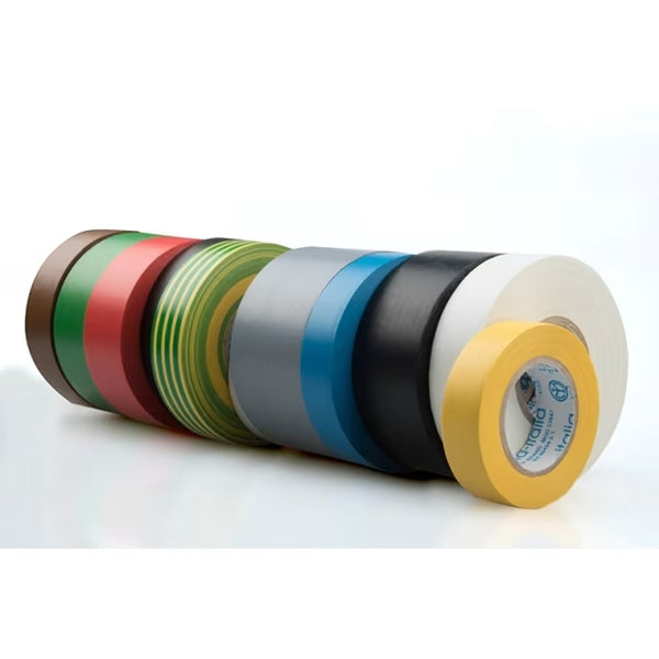 Nastro isol.PVC 0.15mmX38mmX25m IMQ nero