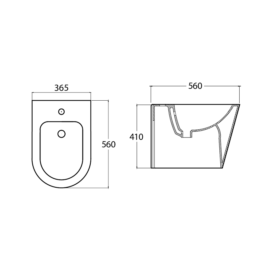 BIDET BOHEMIC BIANCO