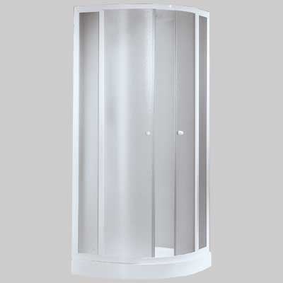 BOX SEMICIRCOLARE A 2 ANTE SCORREVOLI