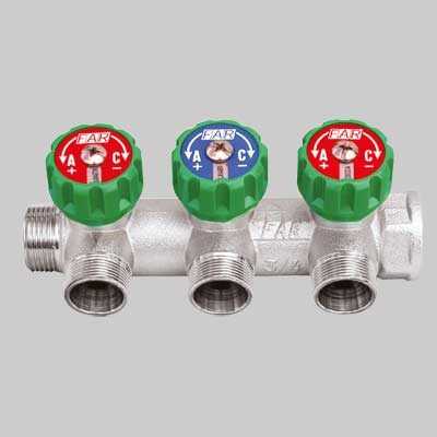 COLLETTORE MULTI FAR 1 CON RUBINETTI