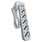 MULTIPRESA 3 USCITE SCHUKO P40 C/INT BCO