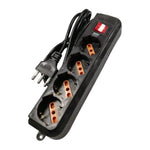 MULTIPRESA 3 USCITE SCHUKO P40 C/INT BCO