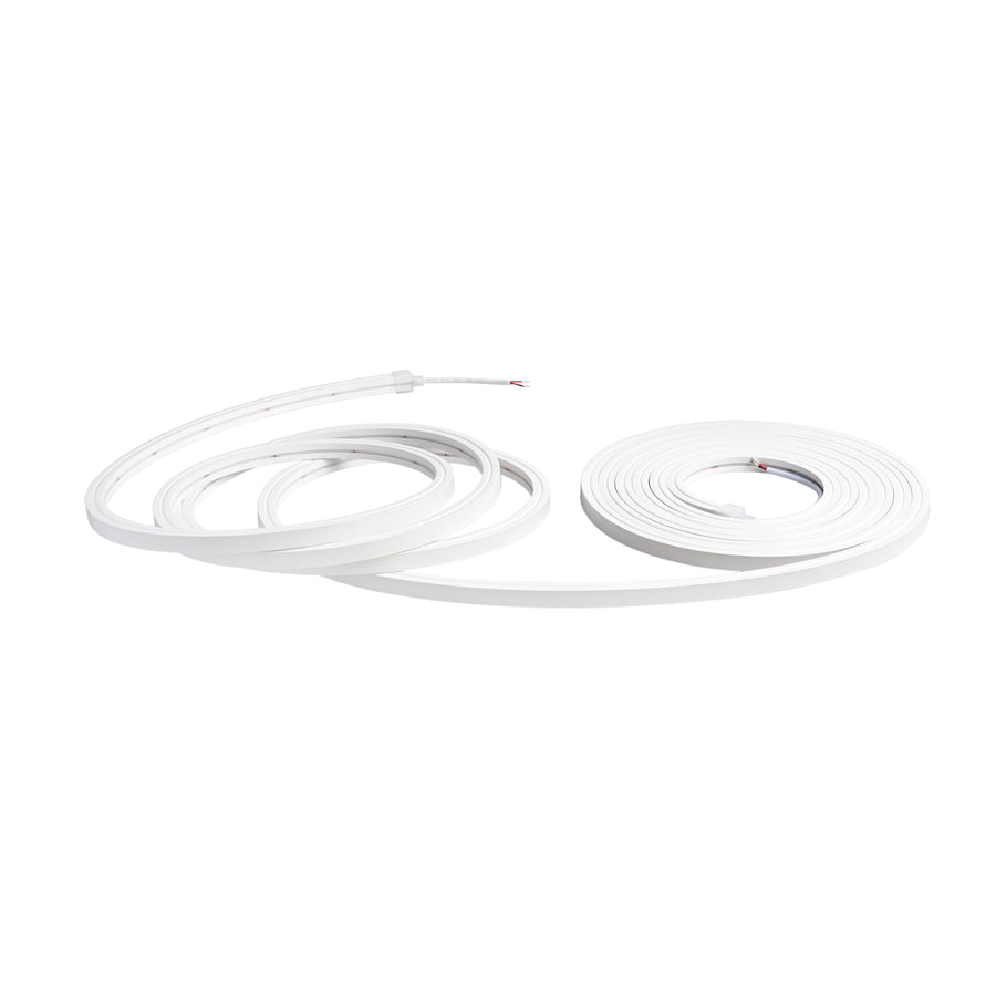 NEON STRIP FLEX 2 STAFFE INCLUSE/M 24V 12W/M 5700LM 3000K IP65 500X1X1CM