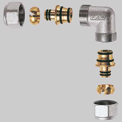 GOMITO DOPPIO CROMATO FAR COMPLETO