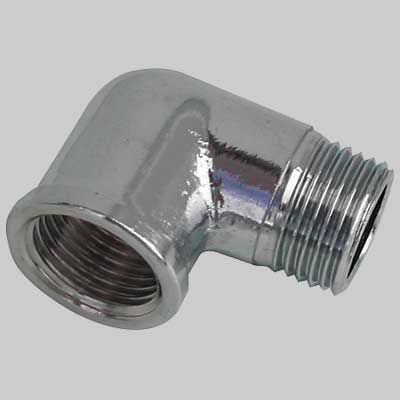 GOMITO MASCHIO/FEMMINA OTTONE CROMATO