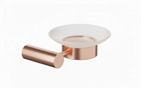 PORTA SAPONETTA BASE ROSA ORO