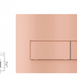 KIT PER WC SOSPESO/TERRA ROSE GOLD