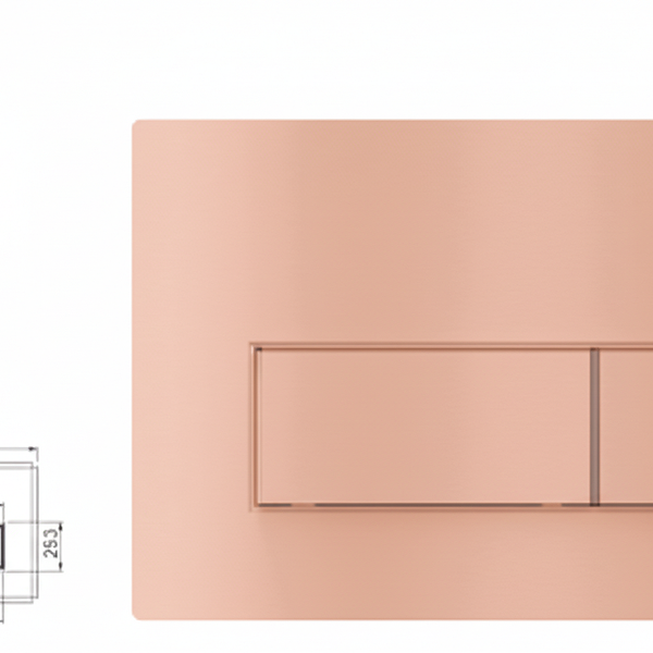 KIT PER WC SOSPESO/TERRA ROSE GOLD