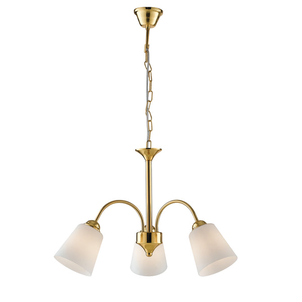 LAMPADARIO 1162 ORO 3XE14 55,5X87CM