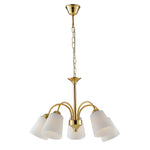 LAMPADARIO 1162 ORO 5XE14 60X88CM