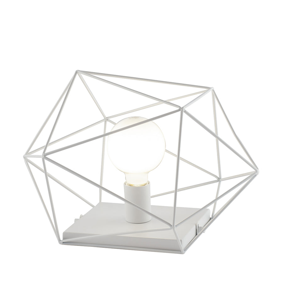 LUME ABRAXAS BIANCO 1XE27 40,5X29,5X26,5CM