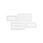 PLAFONIERA ALBERS BIANCA IN METALLO 40W CCT 3000/4000/6500K 62.5X35X5CM