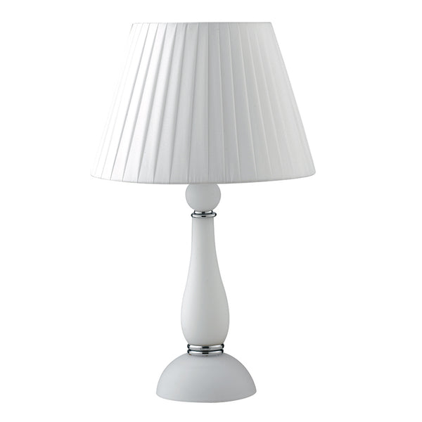 LUME ALFIERE BIANCO/CROMO 1XE14 32X54CM