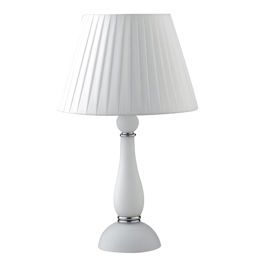 LUME ALFIERE BIANCO/CROMO 1XE14 32X54CM