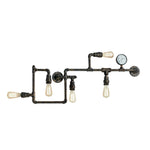 PLAFONIERA AMARCORD RUGGINE 5XE27 109X9,5X47CM