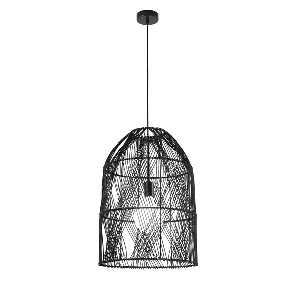 SOSPENSIONE ANCELLA LEGNO 1XE27 40X40X212,5CM