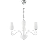 LAMPADARIO ANGEL BIANCO/CROMO 3XE14 64X115CM