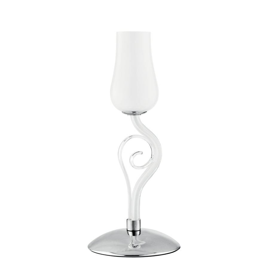 LUME ANGEL BIANCO/CROMO 1XE14 18X43CM
