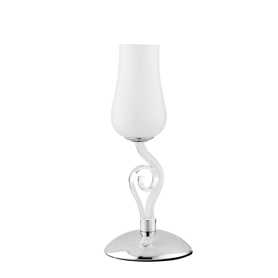 LUMETTO ANGEL BIANCO/CROMO 1XE14 15X34CM