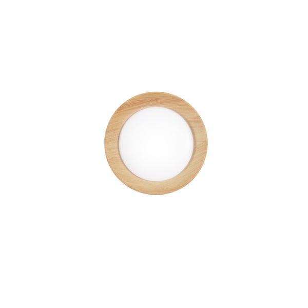 PLAFONIERA LED ARKA BIANCA/LEGNO 23W 3300LM CCT 3000-4000-6500K 40X40X8,5CM