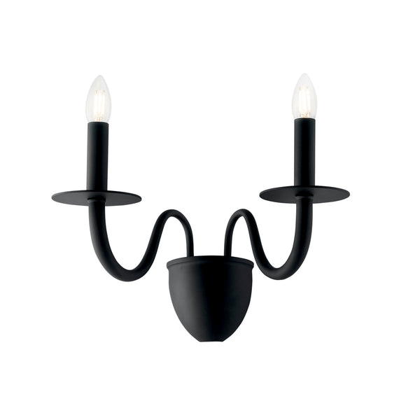 APPLIQUE ARMSTRONG NERA 2XE14 45X26X36CM