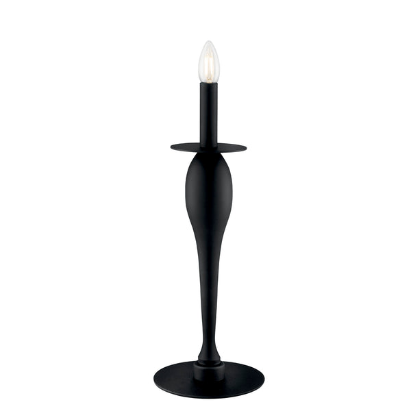 LUME ARMSTRONG NERO 1XE14 18X45CM