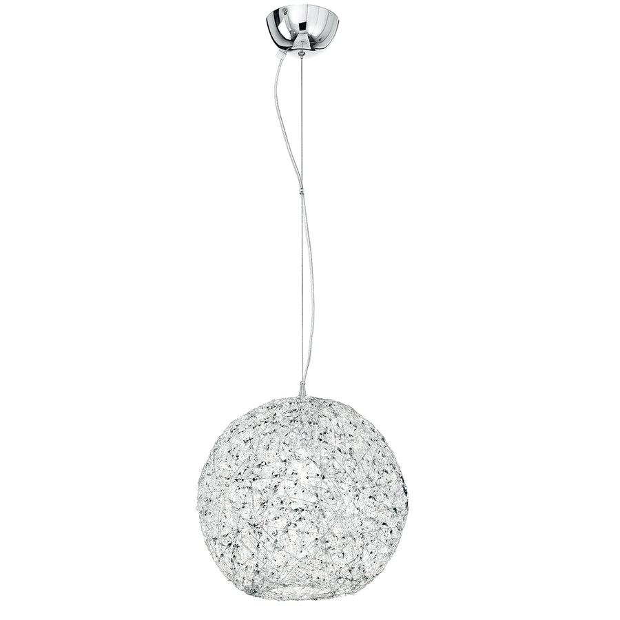 SOSPENSIONE ASTRA CROMO 1XE27 35X35X120CM