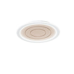 PLAFONIERA AUX BEIGE TONDA IN PMMA 40W CCT 3000/4000/6500K 60X5.5CM