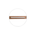 PLAFONIERA LED AZIMUTH NERA/LEGNO 36W 4820LM CCT 50X5CM