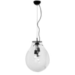 SOSPENSIONE AZUMA TRASPARENTE 3XE27 38X174CM