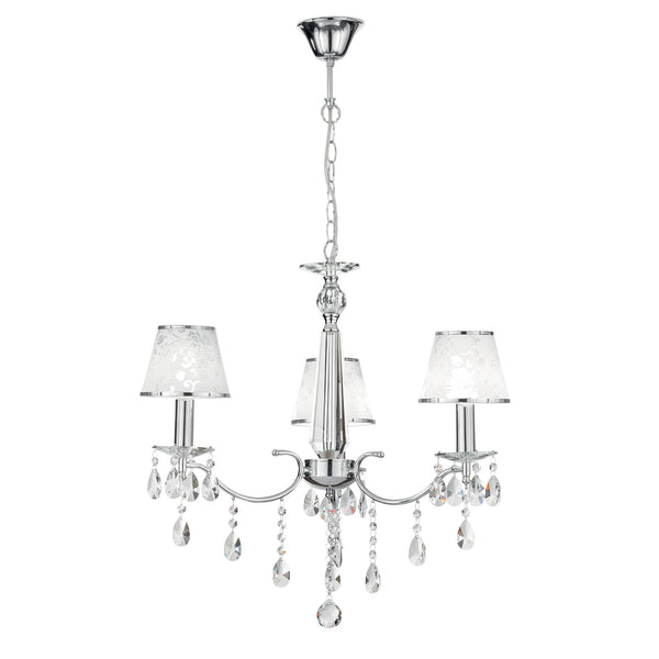 LAMPADARIO BOEME CROMO 3XE14 65X100CM