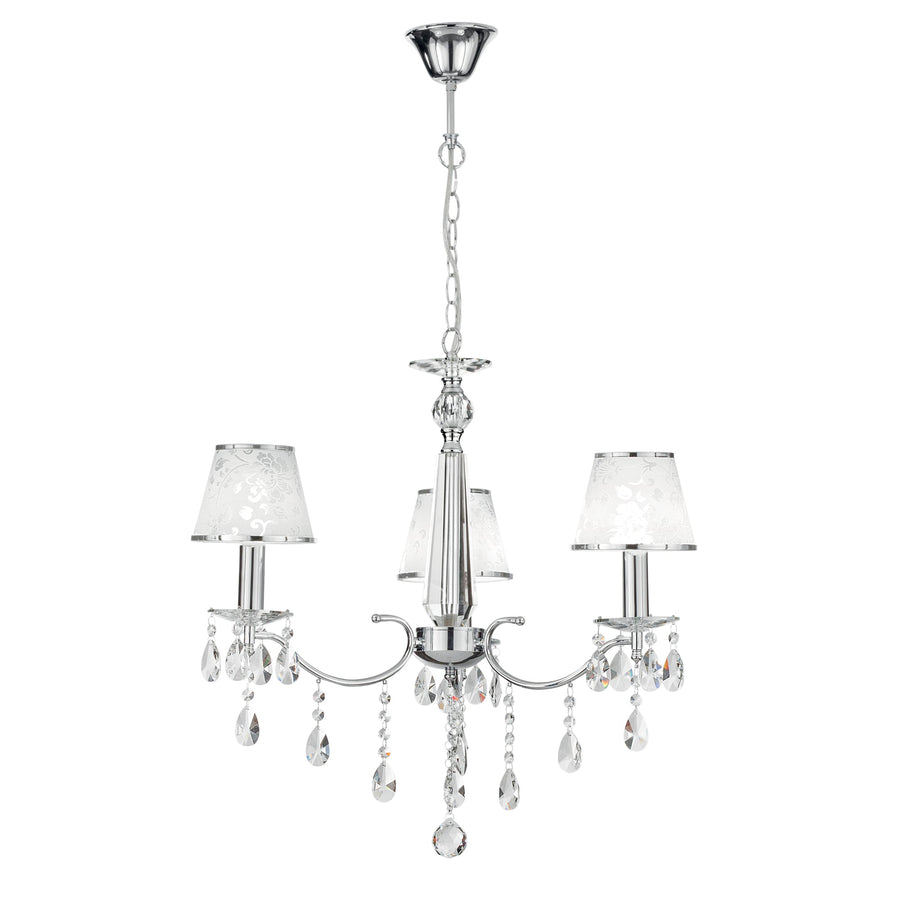 LAMPADARIO BOEME CROMO 3XE14 65X100CM