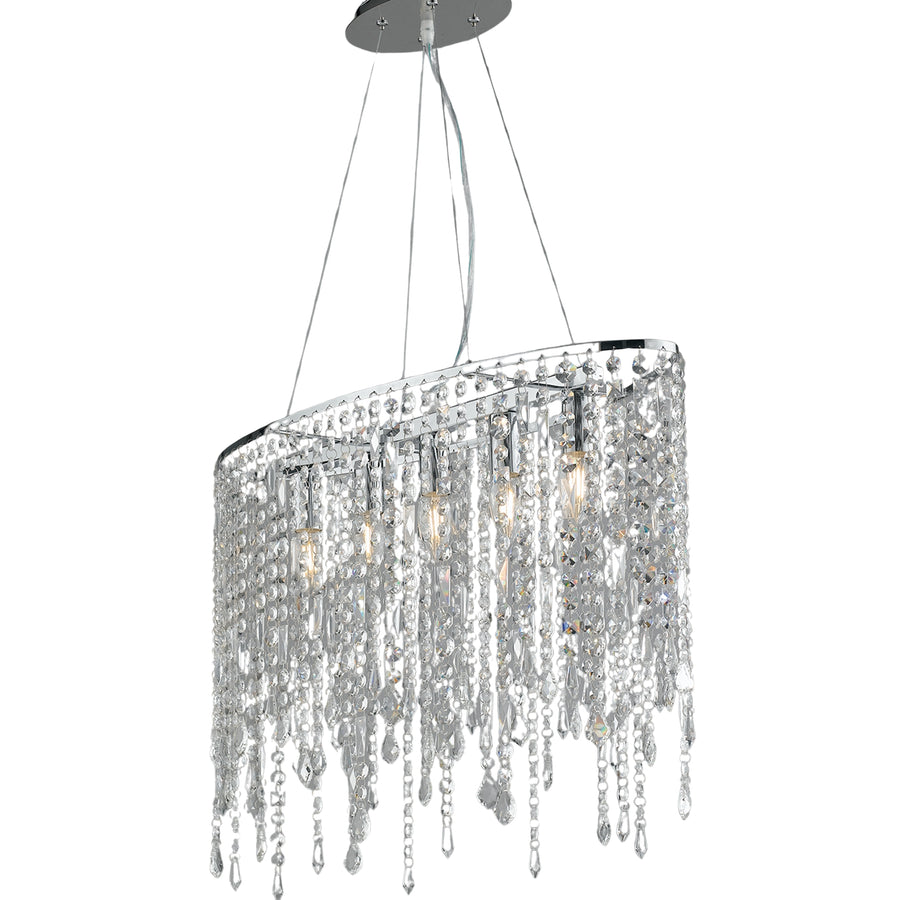 SOSPENSIONE BREEZE CROMO 5XE14 66,5X23,5X140CM