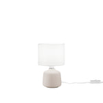 LUME BURANO IN CERAMICA BIANCO 1XE14 MISURA TOTALE D14XH22CM