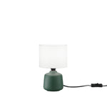 LUME BURANO IN CERAMICA VERDE 1XE14 MISURA TOTALE D14XH22CM