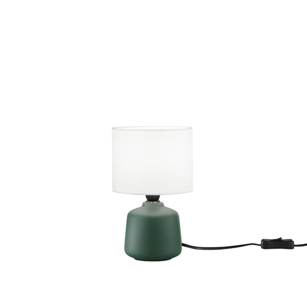 LUME BURANO IN CERAMICA VERDE 1XE14 MISURA TOTALE D14XH22CM