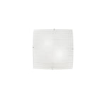 PLAFONIERA CELINE BIANCA 2XE27 30X30X9CM