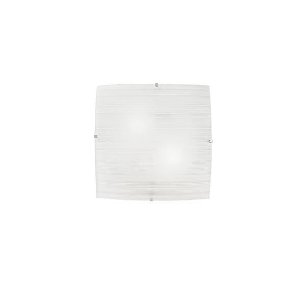 PLAFONIERA CELINE BIANCA 2XE27 30X30X9CM