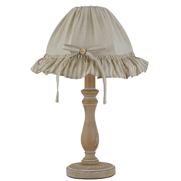 LUME CHERRY SABBIA CON LEGNO 1XE14 22X41CM